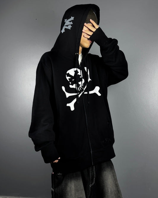 Rare Y2K Zoo york Zipup Hoodie