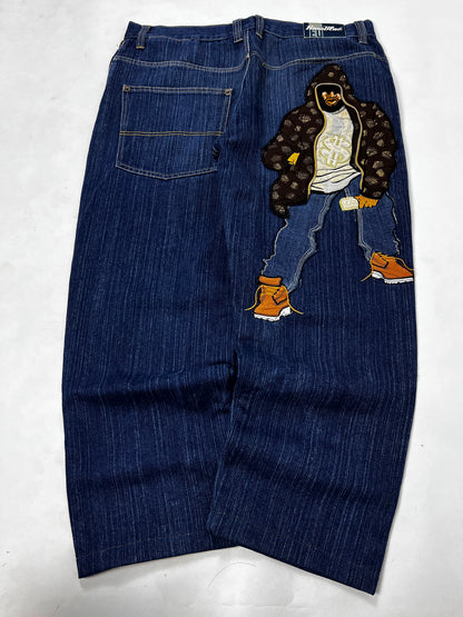 Rare Raw Blue Hiphop jeans