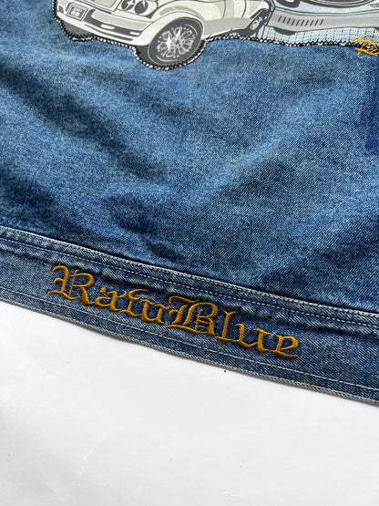 Raw blue